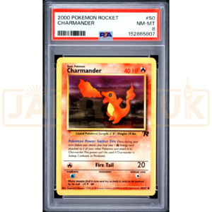 Pokemon Charmander Team Rocket 50/82 English Graded Card PSA 8 #152865807