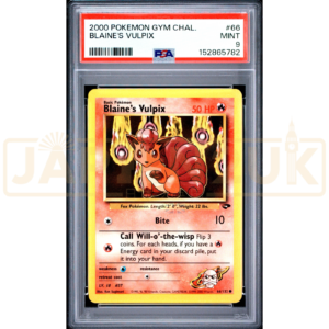 Pokemon Blaine's Vulpix Gym Challenge 66/132 English Graded Card PSA 9 #152865782