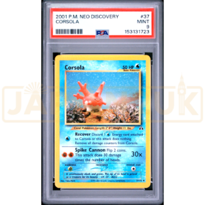 Pokemon Corsola Neo Discovery 37/75 English Graded Card PSA 8 #153131723