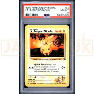Pokemon Lt. Surge's Pikachu Gym Challenge 84/132 English Graded Card PSA 8 #152865789