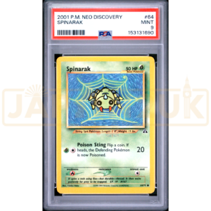 Pokemon Spinarak Neo Discovery 64/75 English Graded Card PSA 9 #153131690