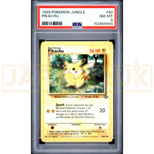 Pokemon Pikachu Jungle 60/64 English Graded Card PSA 8 #152865694
