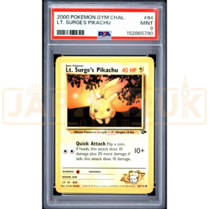 Pokemon Lt. Surge's Pikachu Gym Challenge 84/132 English Graded Card PSA 9 #152865790