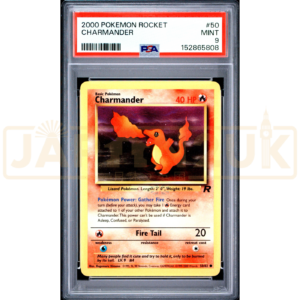 Pokemon Charmander Team Rocket 50/82 English Graded Card PSA 9 #152865808