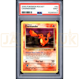 Pokemon Charmander Team Rocket 50/82 English Graded Card PSA 9 #152865803