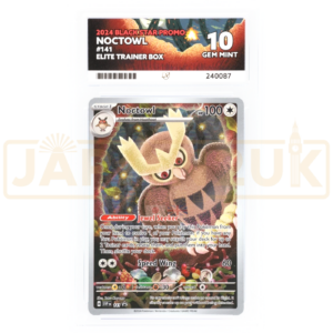 Pokemon Noctowl Stellar Crown Elite Trainer Box Promo SVP EN 141 English Graded Card ACE 10 #240087