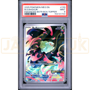 Pokemon Bulbasaur Holo Mega Evolutions Box Topper English MEG EN 133/132 English Graded Card PSA 9 #153131743