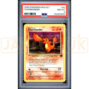 Pokemon Charmander Team Rocket 50/82 English Graded Card PSA 8 #152865805
