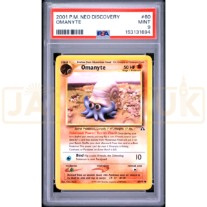 Pokemon Omanyte Neo Discovery 60/75 English Graded Card PSA 9 #153131694