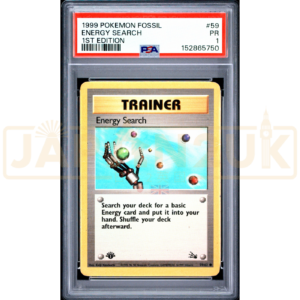 Pokemon Energy Search Fossil 1st Edition 59/62 English Graded Card PSA 1 #152865750