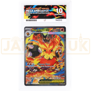 Pokemon Mega Emboar ex SIR Ascended Heroes ASC EN 273/217 English Graded Card ACE 10 #943515