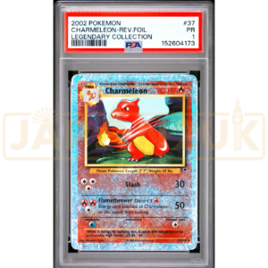 Pokemon Charmeleon Reverse Holo Legendary Collection 37/110 English Graded Card PSA 1 #152604173