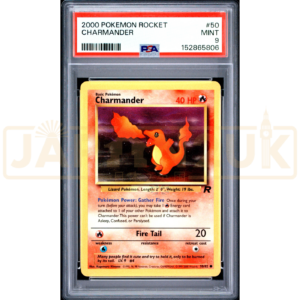 Pokemon Charmander Team Rocket 50/82 English Graded Card PSA 9 #152865806
