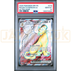 Pokemon Team Rocket's Persian ex Destined Rivals DRI EN 219/182 English Graded Card PSA 10 #146374309