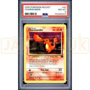 Pokemon Charmander Team Rocket 50/82 English Graded Card PSA 8 #152865804