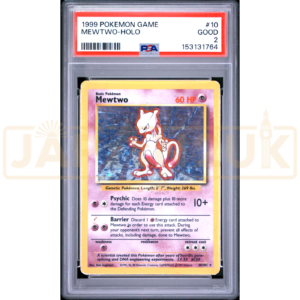 Pokemon Mewtwo Holo Base Set 10/102 English Graded Card PSA 2 #153131764