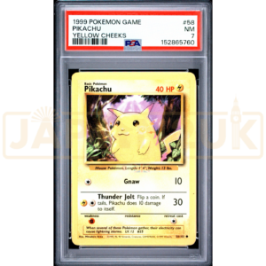 Pokemon Pikachu Base Set 58/102 English Graded Card PSA 7 #152865760