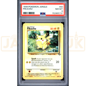 Pokemon Pikachu Jungle 60/64 English Graded Card PSA 8 #152865731
