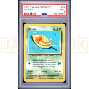 Pokemon Weedle Neo Discovery 70/75 English Graded Card PSA 9 #153131684