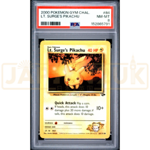 Pokemon Lt. Surge's Pikachu Gym Challenge 84/132 English Graded Card PSA 8 #152865791