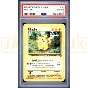 Pokemon Pikachu Jungle 60/64 English Graded Card PSA 8 #152865696