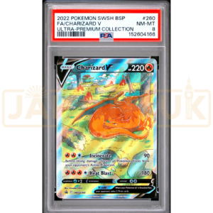 Pokemon Charizard V Ultra Premium Collection SWSH260 English Graded Card PSA 8 #152604166