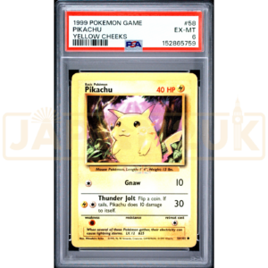 Pokemon Pikachu Base Set 58/102 English Graded Card PSA 6 #152865759