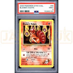 Pokemon Blaine's Vulpix Gym Challenge 66/132 English Graded Card PSA 9 #152865780