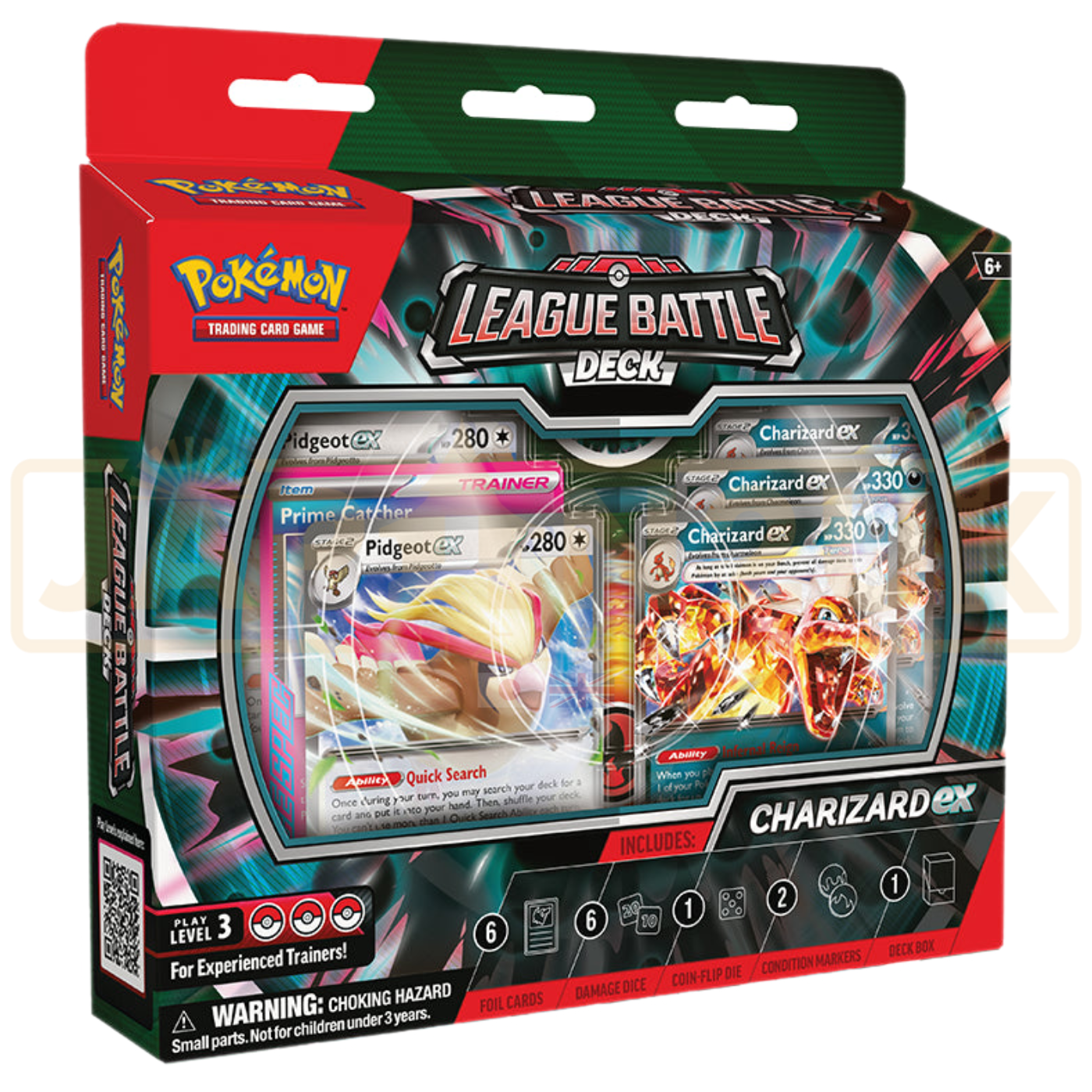 Pokemon Charizard ex English League Battle Deck Box