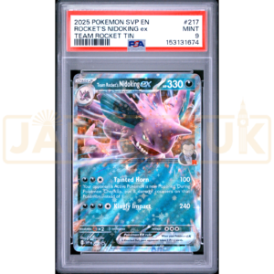Pokemon Team Rocket's Nidoking ex Holo Promo SVP EN 217 English Graded Card PSA 9 #153131674