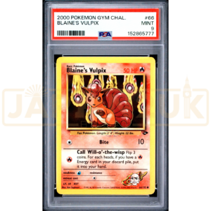 Pokemon Blaine's Vulpix Gym Challenge 66/132 English Graded Card PSA 9 #152865777