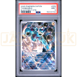 Pokemon Thundurus Holo Black Bolt Elite Trainer Box Promo SVP EN 209 English Graded Card PSA 9 #153131744