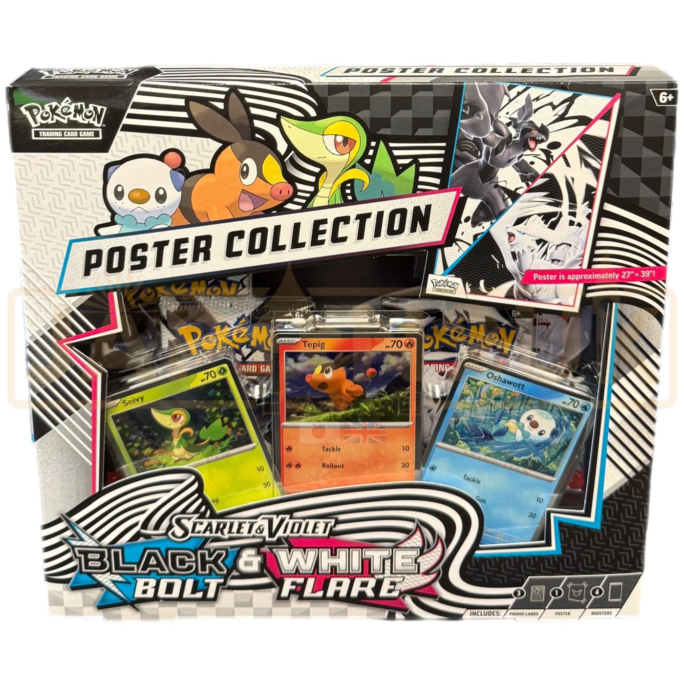 Pokemon Black Bolt & White Flare English Poster Collection