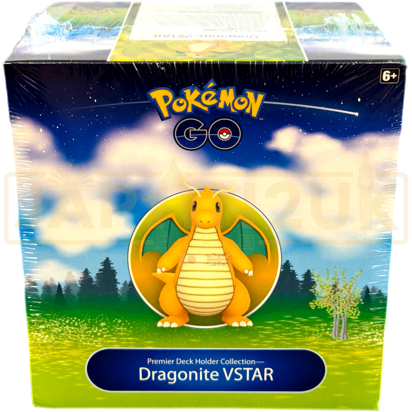 Pokemon Dragonite VSTAR Pokemon GO Premier Deck Holder English Collection Box