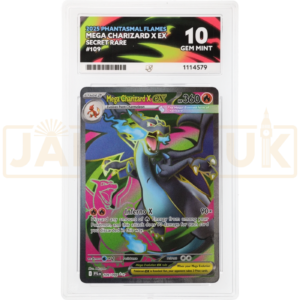 Pokemon Mega Charizard X ex SR Phantasmal Flames PFL EN 109/094 English Graded Card ACE 10 #1114579