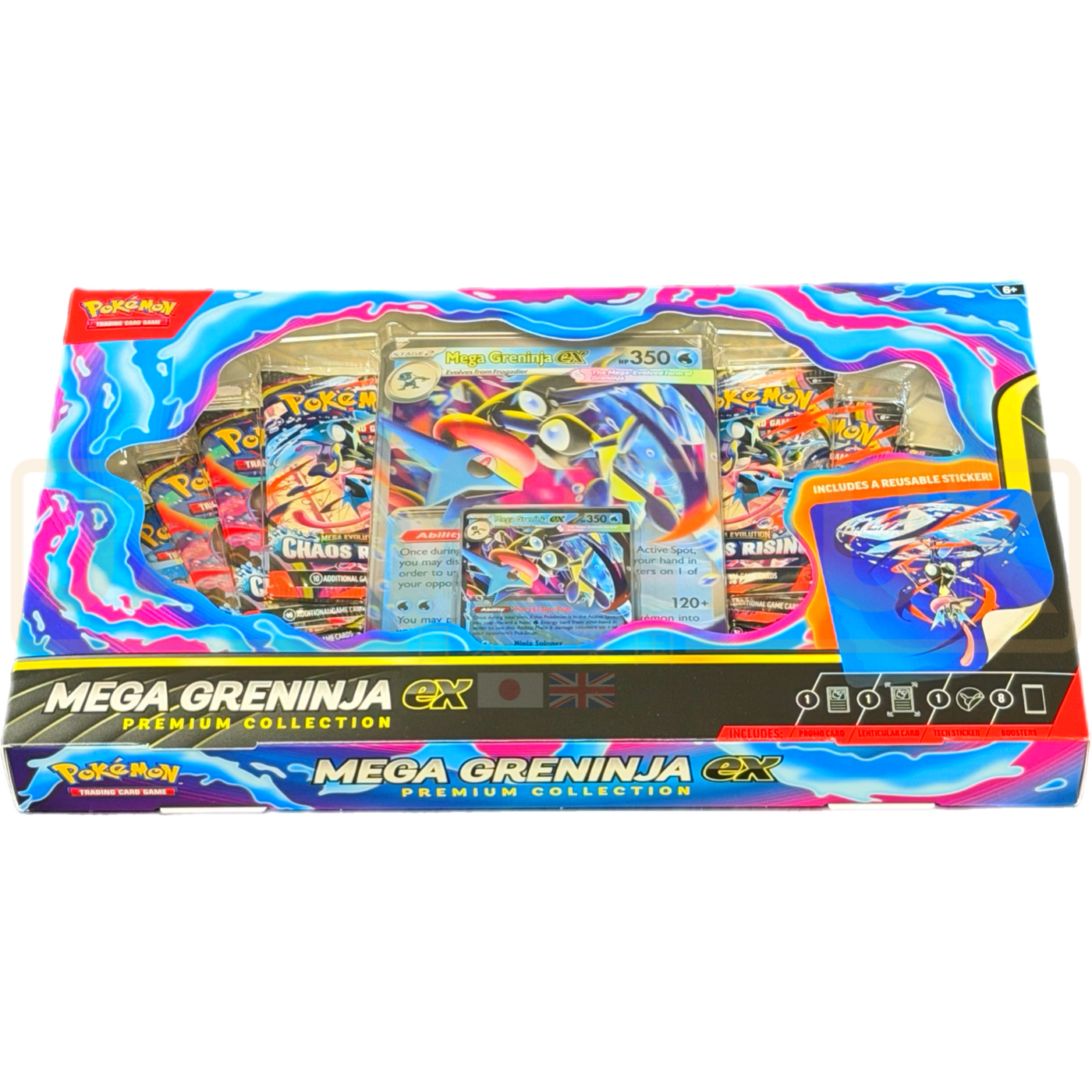 Pokemon Mega Greninja ex English Premium Collection Box