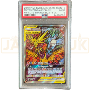 Pokemon Moltres/Zapdos/Articuno SM210 Hidden Fates Elite Trainer Box Promo English Graded Card PSA 9 #44898555