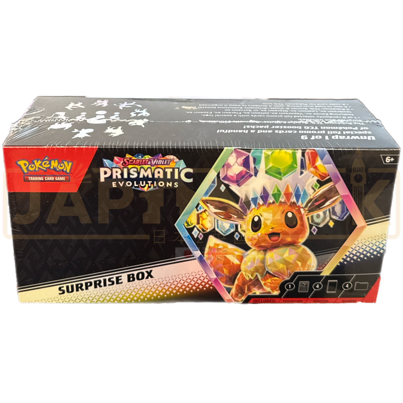 Pokemon Prismatic Evolutions English Surprise Collection Box