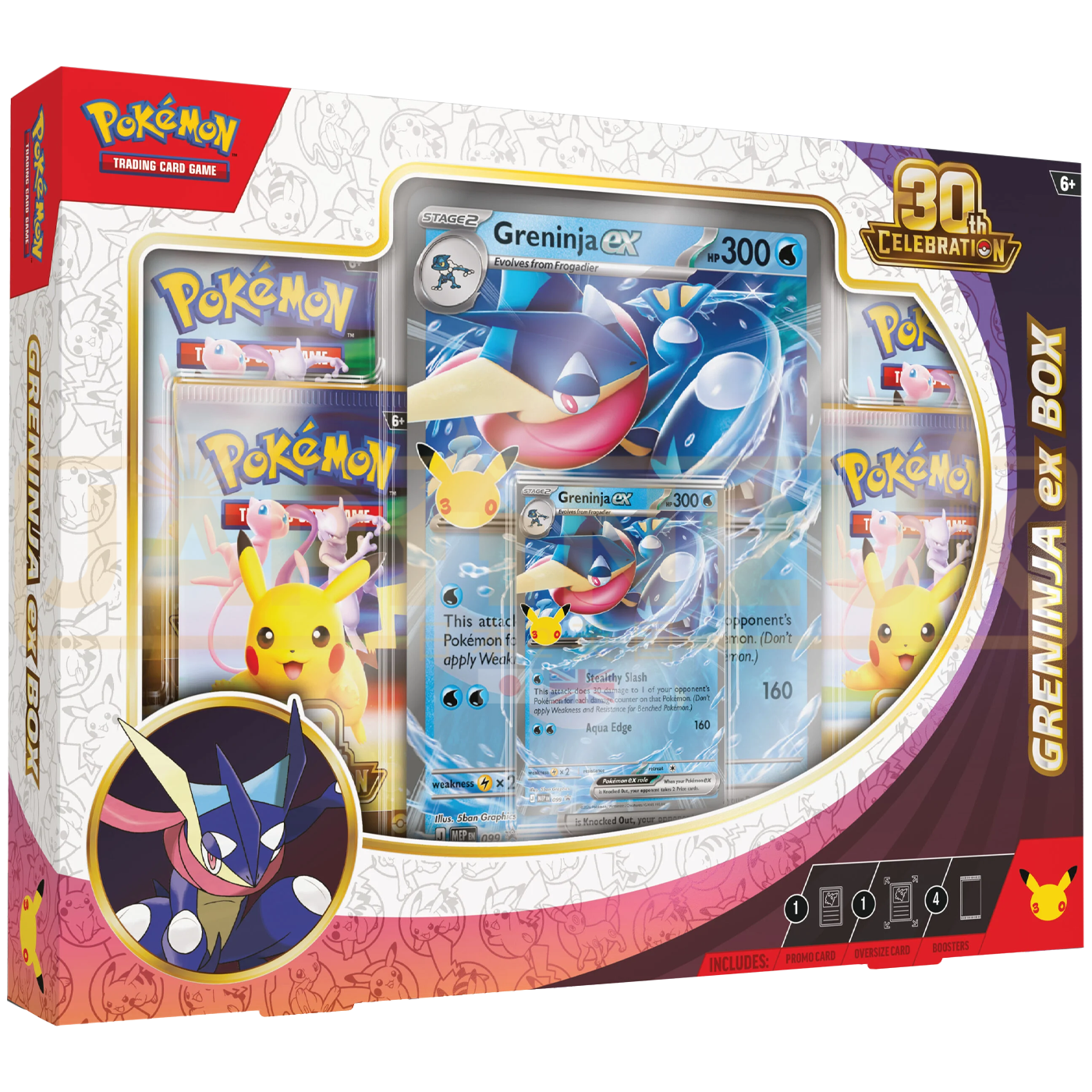 Pokemon 30th Celebration Greninja ex English Collection Box