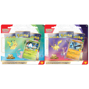 Pokemon 30th Celebration English Tech Sticker Collection