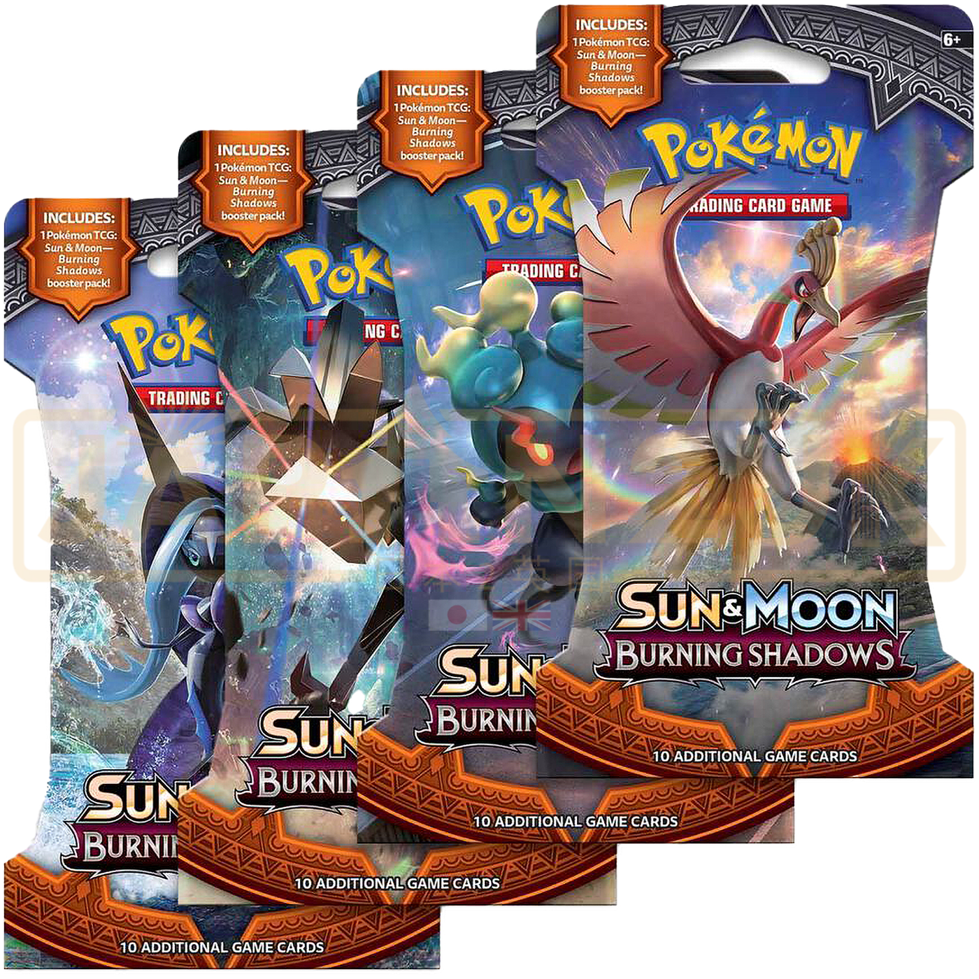 Pokemon Burning Shadows English Sleeved Booster Pack