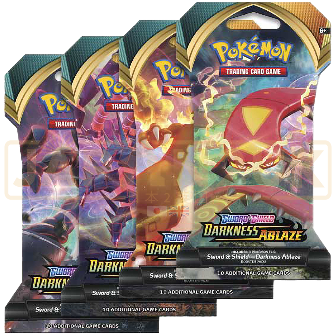 Pokemon Darkness Ablaze English Sleeved Booster Pack