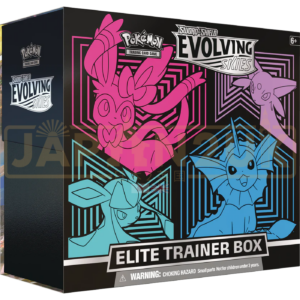 Pokemon Evolving Skies English Elite Trainer Box - Vaporeon, Espeon, Glaceon & Sylveon