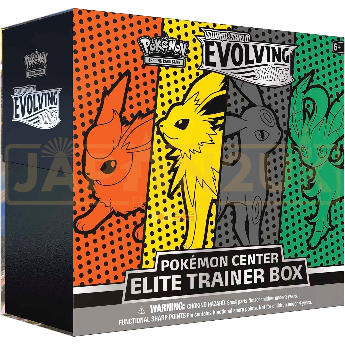 Pokemon Evolving Skies Pokemon Center English Elite Trainer Box - Jolteon, Flareon, Umbreon & Leafeon