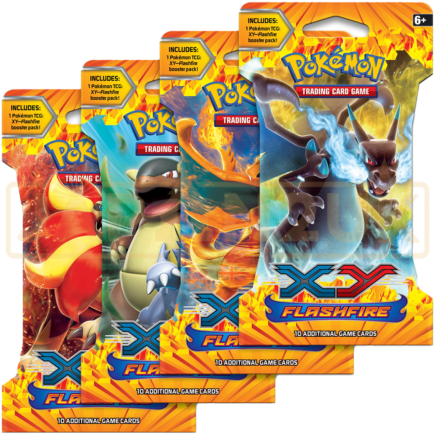 Pokemon Flashfire English Sleeved Booster Pack