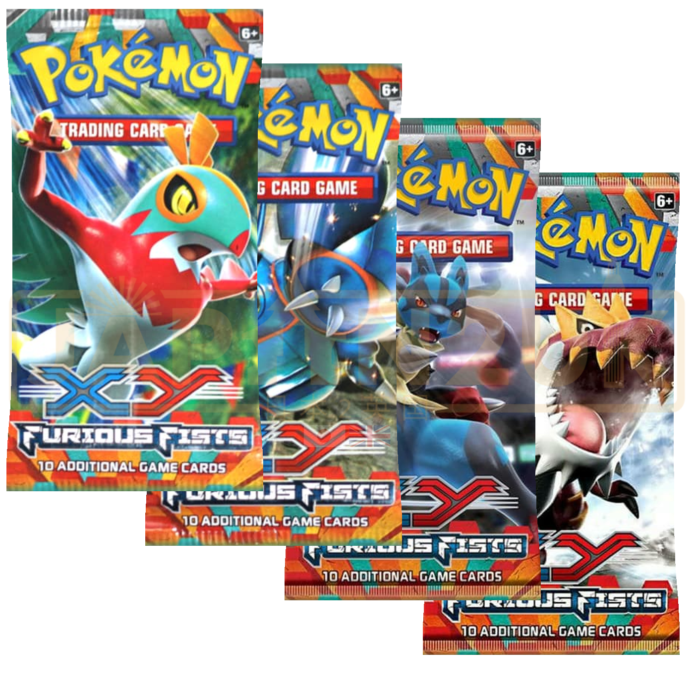 Pokemon Furious Fists English Booster Pack