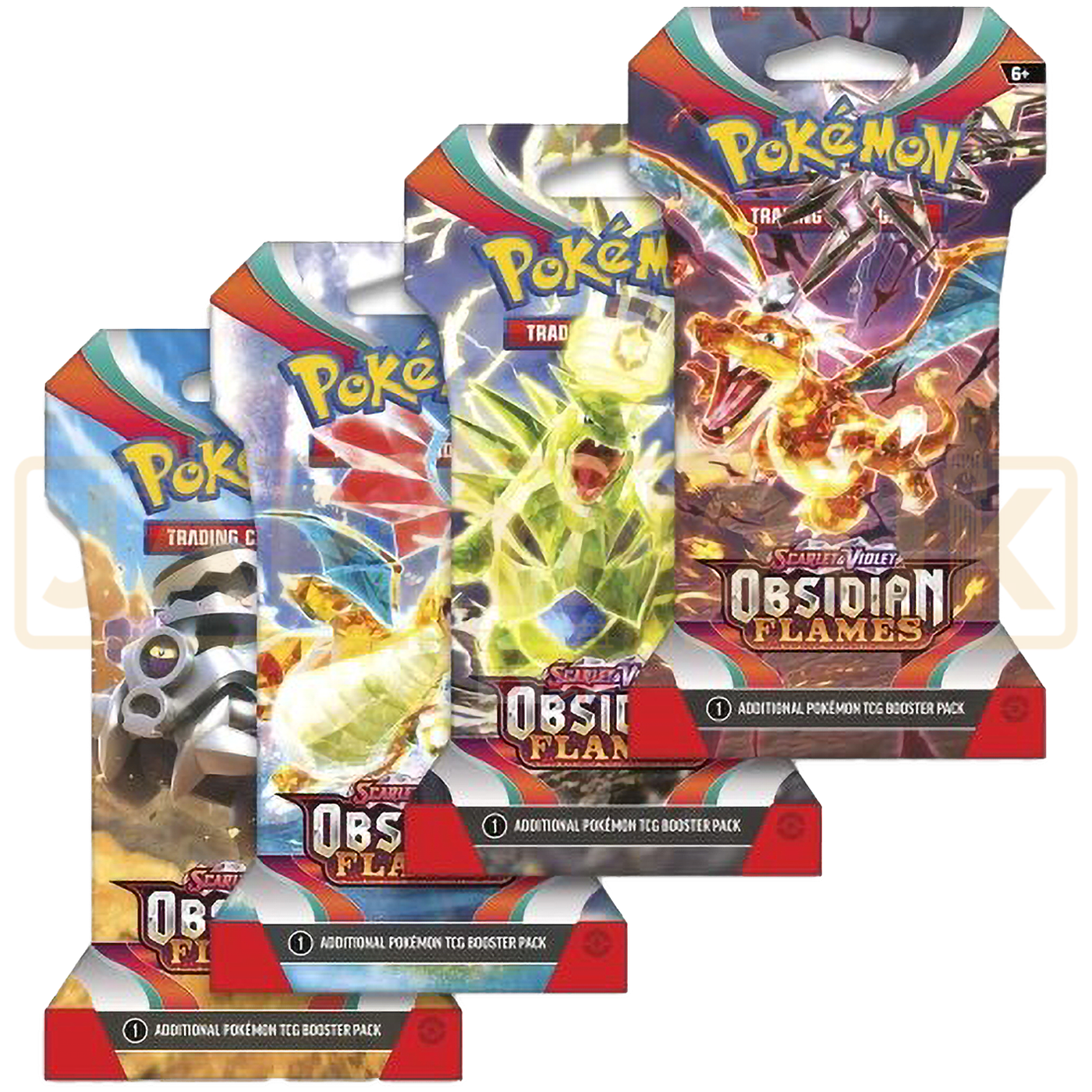 Pokemon Obsidian Flames English Sleeved Booster Pack