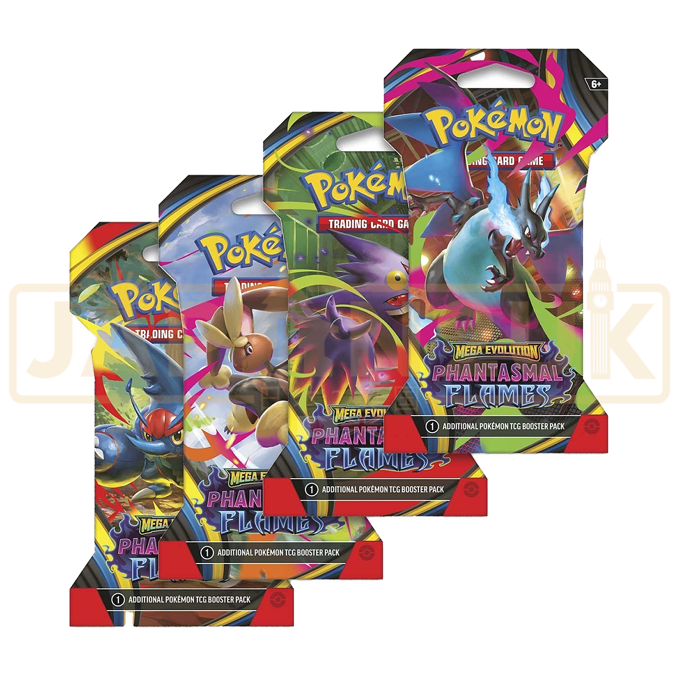 Pokemon Phantasmal Flames English Sleeved Booster Pack