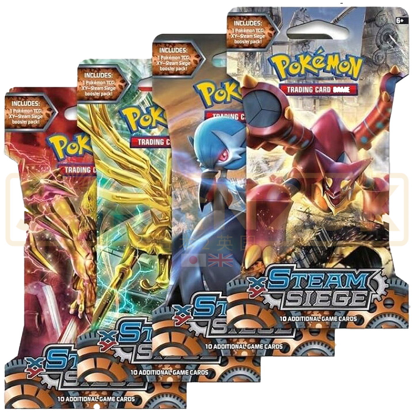 Pokemon Steam Siege English Sleeved Booster Pack