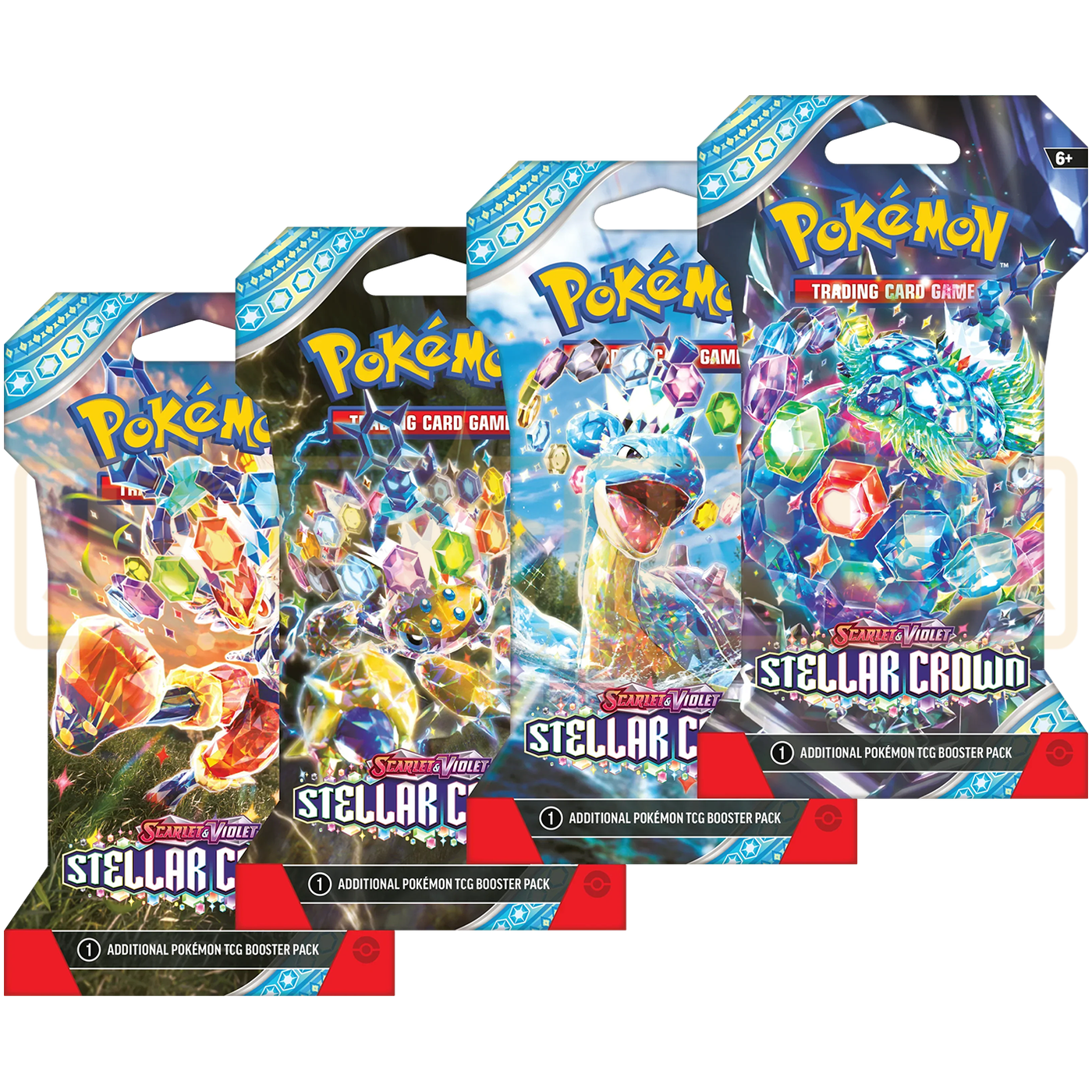 Pokemon Stellar Crown English Sleeved Booster Pack